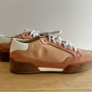 Stella McCartney Men's Taupe and White Sneakers